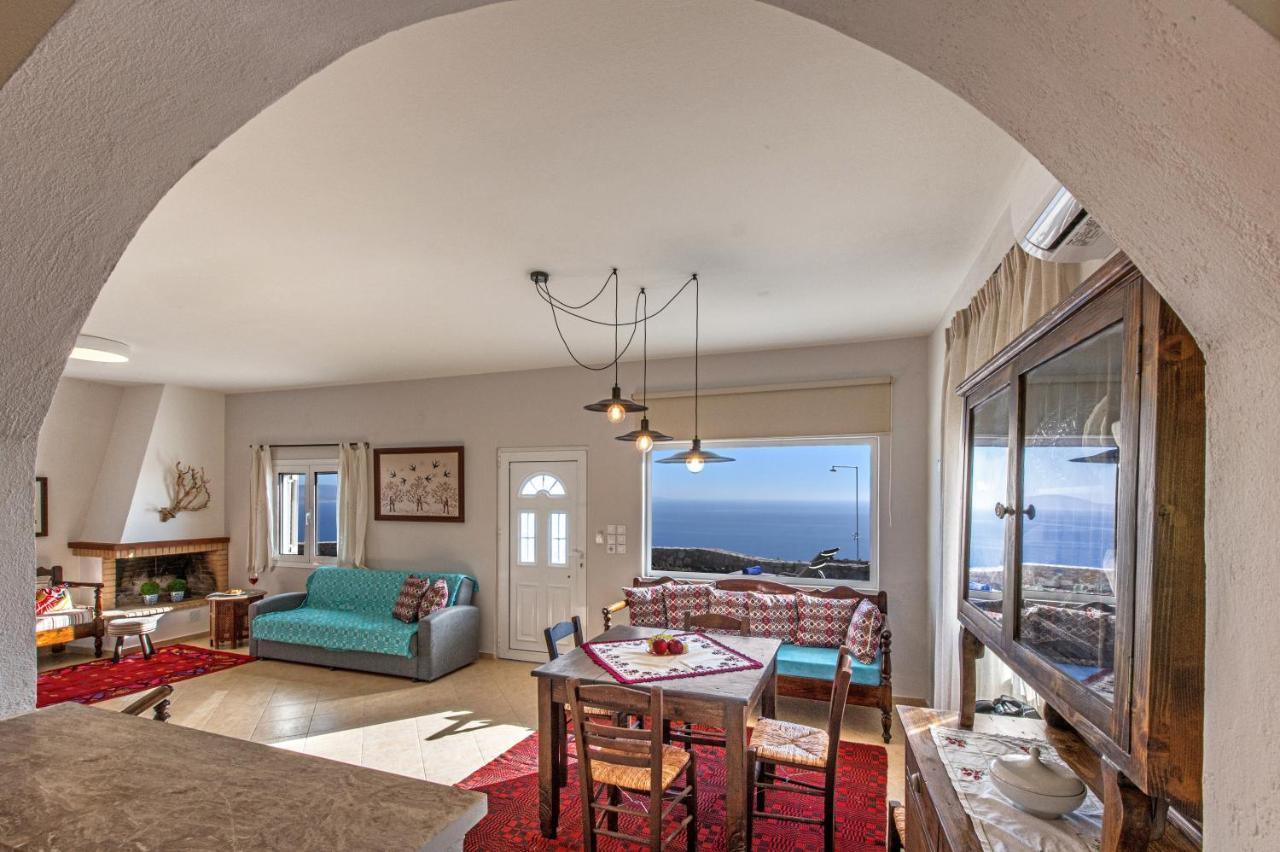 Tranquil Sea View Villa With Private Pool, Just 2Km From The Beach! Агиа Галини Экстерьер фото