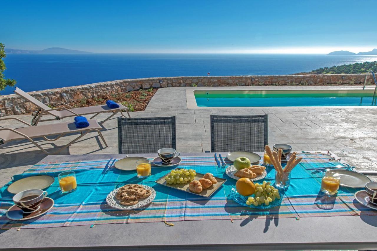 Tranquil Sea View Villa With Private Pool, Just 2Km From The Beach! Агиа Галини Экстерьер фото