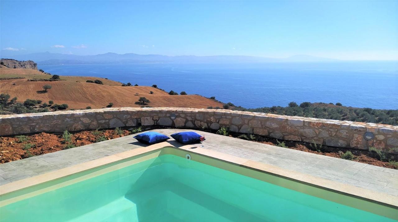 Tranquil Sea View Villa With Private Pool, Just 2Km From The Beach! Агиа Галини Экстерьер фото